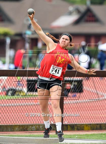 Thumbnail 2 in Stanford Invitational Girls Shot Put photogallery.