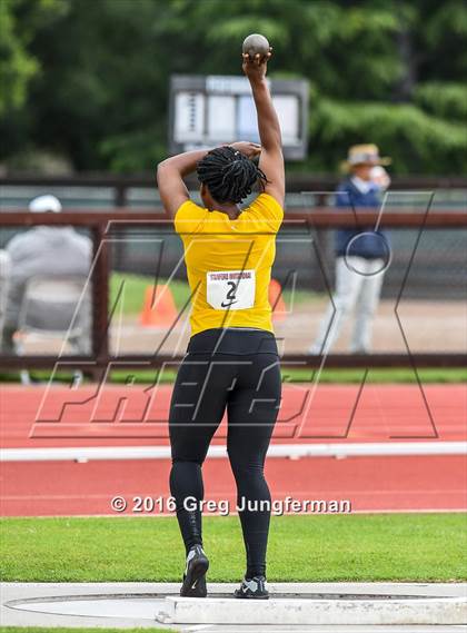 Thumbnail 1 in Stanford Invitational Girls Shot Put photogallery.