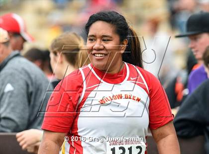 Thumbnail 1 in Stanford Invitational Girls Shot Put photogallery.