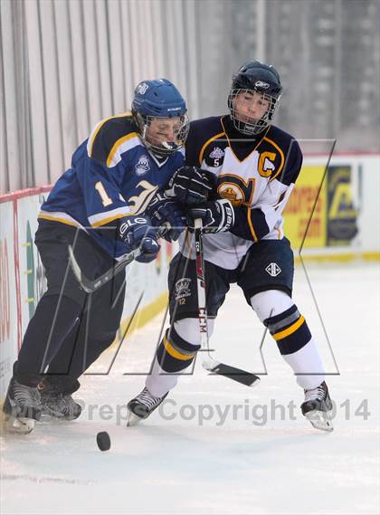 Thumbnail 2 in Spencerport vs. Brighton (Frozen Frontier) photogallery.