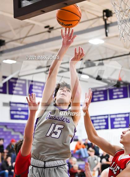 Thumbnail 1 in Valley Lutheran vs. Northwest Christian (Coyotes Basketball Invitational) photogallery.