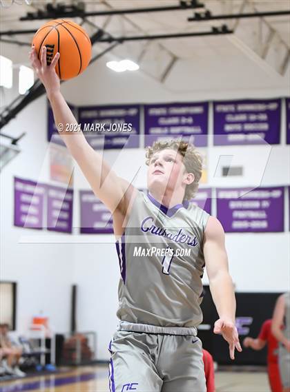 Thumbnail 2 in Valley Lutheran vs. Northwest Christian (Coyotes Basketball Invitational) photogallery.