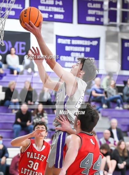 Thumbnail 2 in Valley Lutheran vs. Northwest Christian (Coyotes Basketball Invitational) photogallery.