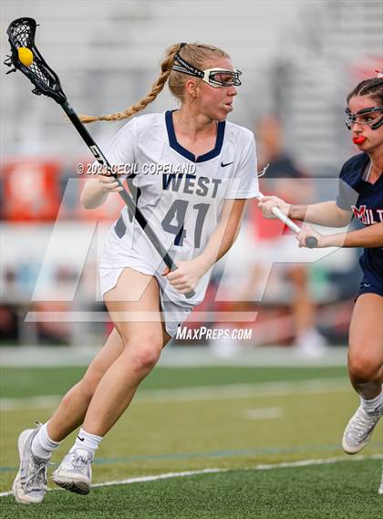 Thumbnail 2 in West Forsyth vs. Milton (GHSA 7A Championship) photogallery.
