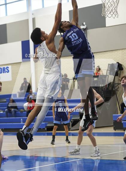 Thumbnail 2 in Oklahoma City Storm vs Link Academy (Bill Rowe's Queen City Showcase) photogallery.