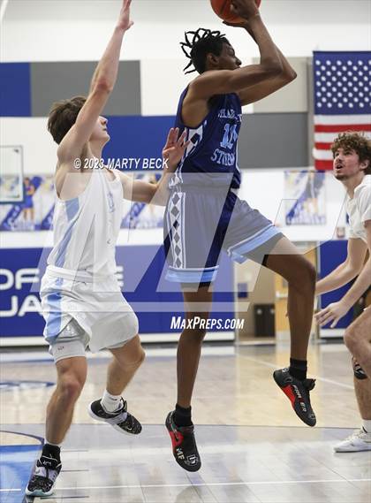 Thumbnail 2 in Oklahoma City Storm vs Link Academy (Bill Rowe's Queen City Showcase) photogallery.