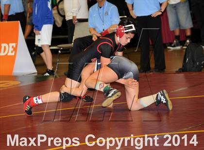 Thumbnail 3 in CIF State Girls Wrestling Championships (Consolation Round A) photogallery.
