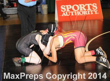 Thumbnail 3 in CIF State Girls Wrestling Championships (Consolation Round A) photogallery.