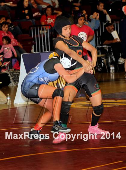 Thumbnail 3 in CIF State Girls Wrestling Championships (Consolation Round A) photogallery.