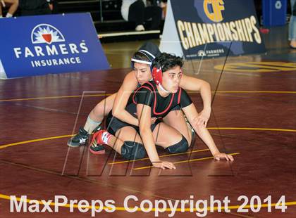 Thumbnail 1 in CIF State Girls Wrestling Championships (Consolation Round A) photogallery.