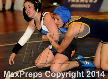 Thumbnail 2 in CIF State Girls Wrestling Championships (Consolation Round A) photogallery.