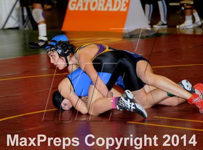 Thumbnail 2 in CIF State Girls Wrestling Championships (Consolation Round A) photogallery.