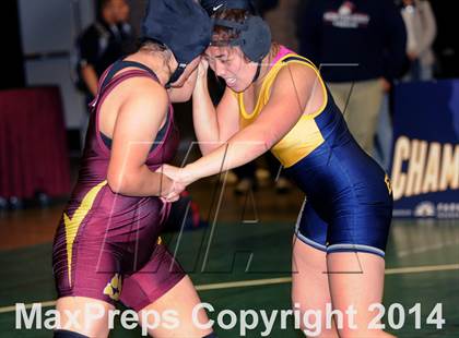Thumbnail 2 in CIF State Girls Wrestling Championships (Consolation Round A) photogallery.