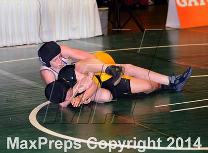 Thumbnail 2 in CIF State Girls Wrestling Championships (Consolation Round A) photogallery.