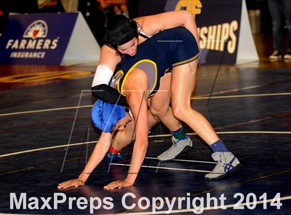 Thumbnail 2 in CIF State Girls Wrestling Championships (Consolation Round A) photogallery.