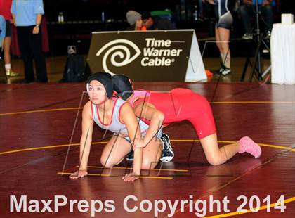 Thumbnail 1 in CIF State Girls Wrestling Championships (Consolation Round A) photogallery.