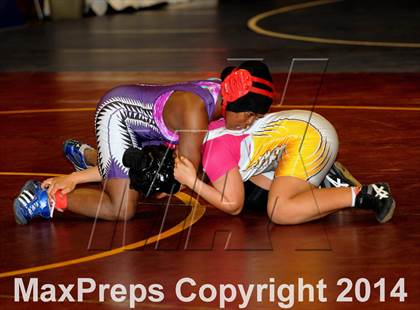 Thumbnail 2 in CIF State Girls Wrestling Championships (Consolation Round A) photogallery.