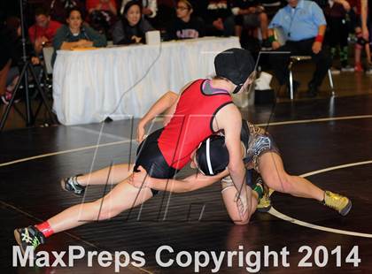 Thumbnail 3 in CIF State Girls Wrestling Championships (Consolation Round A) photogallery.