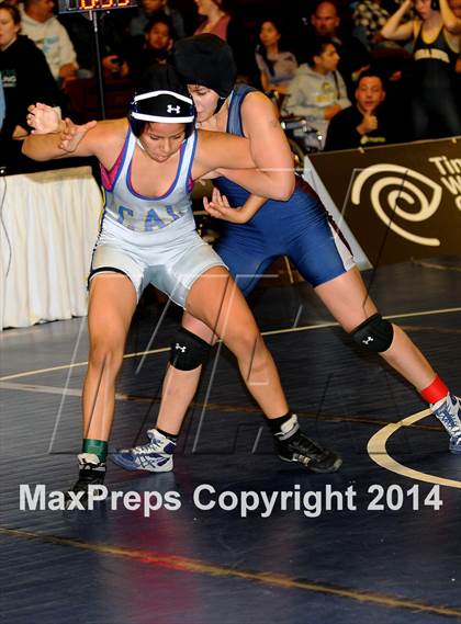 Thumbnail 2 in CIF State Girls Wrestling Championships (Consolation Round A) photogallery.