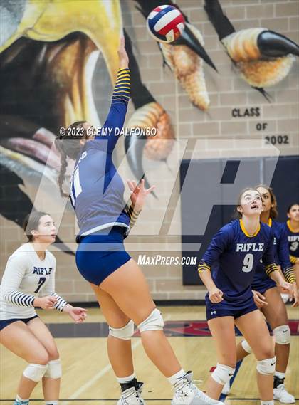 Thumbnail 3 in Rifle vs Rocky Mountain (Dakota Ridge Varsity Tournament) photogallery.