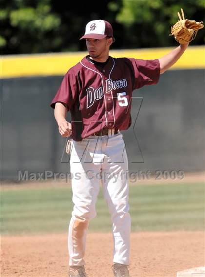 Thumbnail 2 in Don Bosco Prep vs. Spanish Fork (Anderson Bat National Classic) photogallery.