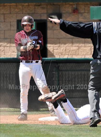 Thumbnail 2 in Don Bosco Prep vs. Spanish Fork (Anderson Bat National Classic) photogallery.