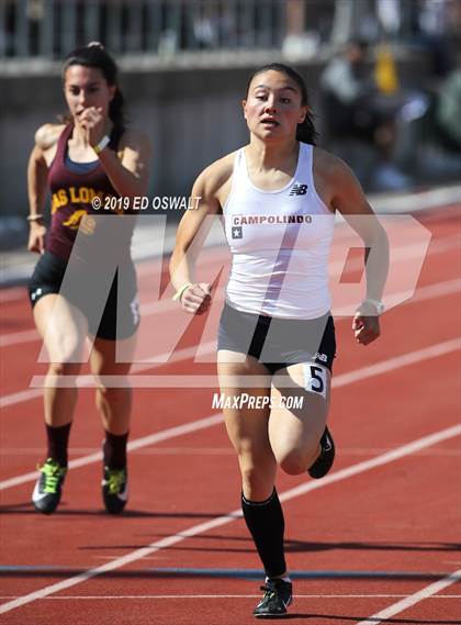 Thumbnail 3 in CIF NCS Meet of Champions (Girls 200 Meter) photogallery.