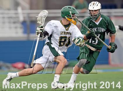 Thumbnail 2 in Yorktown vs. Lynbrook (NYSPHSAA Class B Semifinal) photogallery.