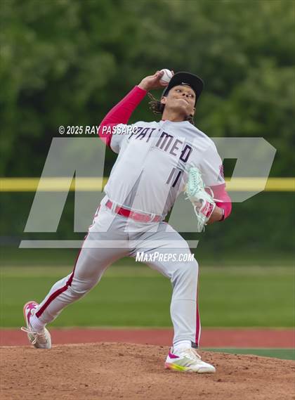 Thumbnail 2 in Patchogue-Medford vs Longwood (NYSPHSAA AAA Round 2) photogallery.