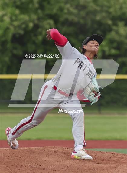 Thumbnail 3 in Patchogue-Medford vs Longwood (NYSPHSAA AAA Round 2) photogallery.