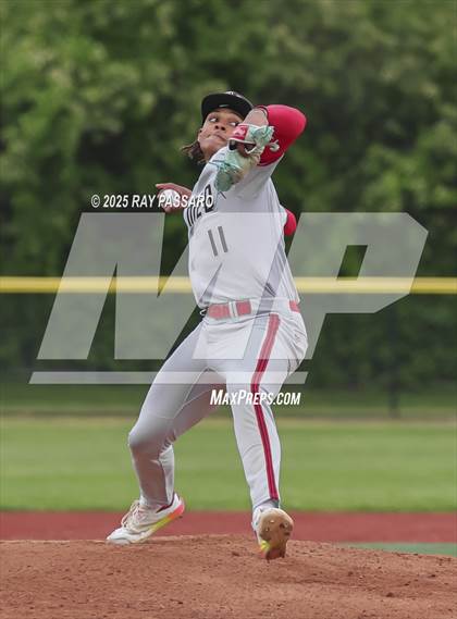 Thumbnail 3 in Patchogue-Medford vs Longwood (NYSPHSAA AAA Round 2) photogallery.