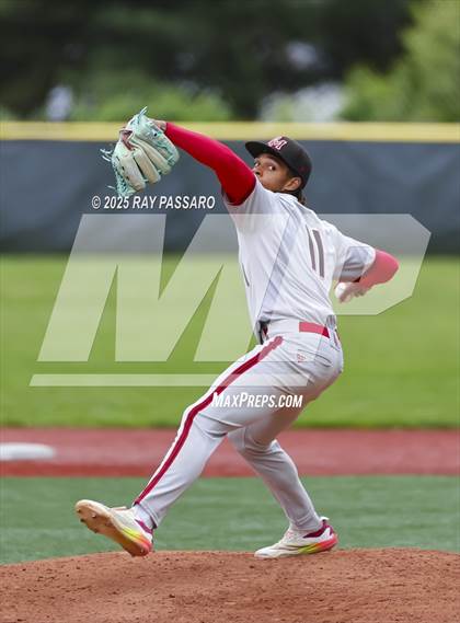 Thumbnail 3 in Patchogue-Medford vs Longwood (NYSPHSAA AAA Round 2) photogallery.