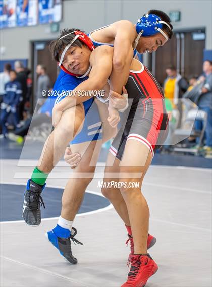 Thumbnail 3 in CIF SDS Boys Varsity Wrestling (Championship Round 1-2) photogallery.