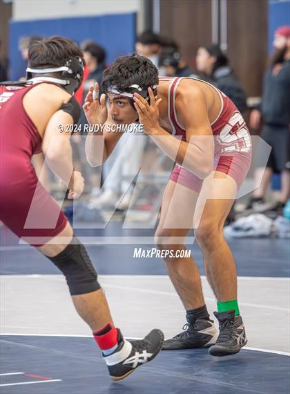 Thumbnail 3 in CIF SDS Boys Varsity Wrestling (Championship Round 1-2) photogallery.