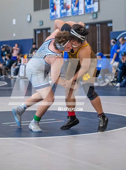 Thumbnail 3 in CIF SDS Boys Varsity Wrestling (Championship Round 1-2) photogallery.