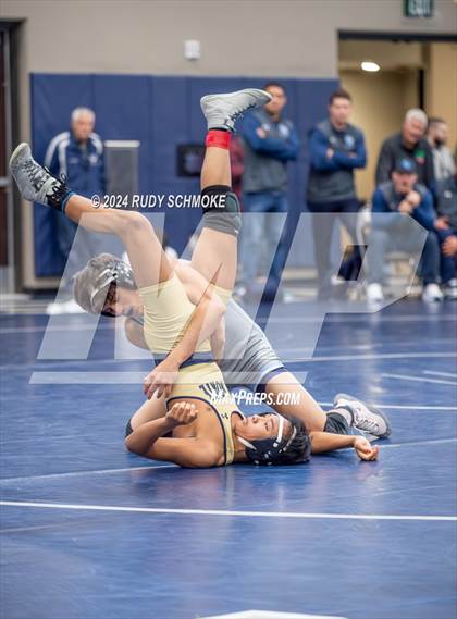 Thumbnail 3 in CIF SDS Boys Varsity Wrestling (Championship Round 1-2) photogallery.
