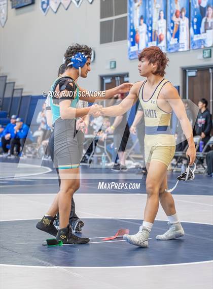 Thumbnail 1 in CIF SDS Boys Varsity Wrestling (Championship Round 1-2) photogallery.