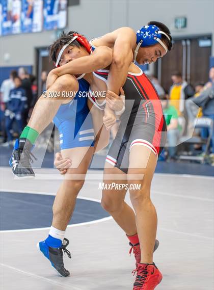 Thumbnail 1 in CIF SDS Boys Varsity Wrestling (Championship Round 1-2) photogallery.