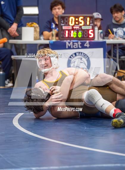 Thumbnail 3 in CIF SDS Boys Varsity Wrestling (Championship Round 1-2) photogallery.