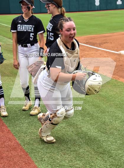 Thumbnail 2 in Grandview vs. Coahoma (UIL Softball 3A Final) photogallery.
