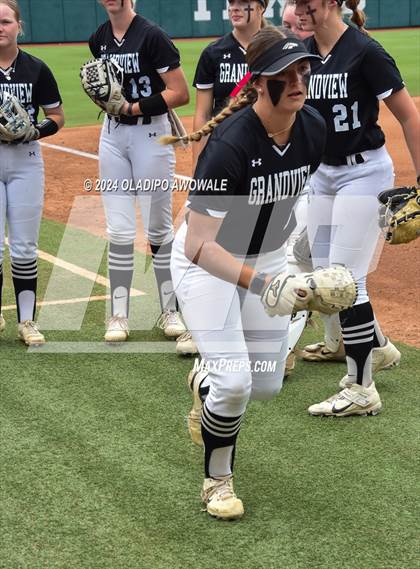Thumbnail 2 in Grandview vs. Coahoma (UIL Softball 3A Final) photogallery.
