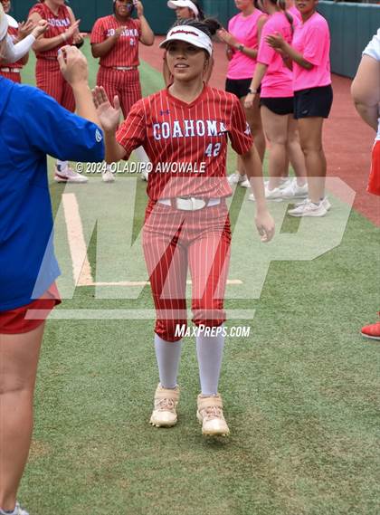 Thumbnail 2 in Grandview vs. Coahoma (UIL Softball 3A Final) photogallery.