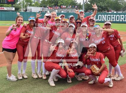 Thumbnail 1 in Grandview vs. Coahoma (UIL Softball 3A Final) photogallery.