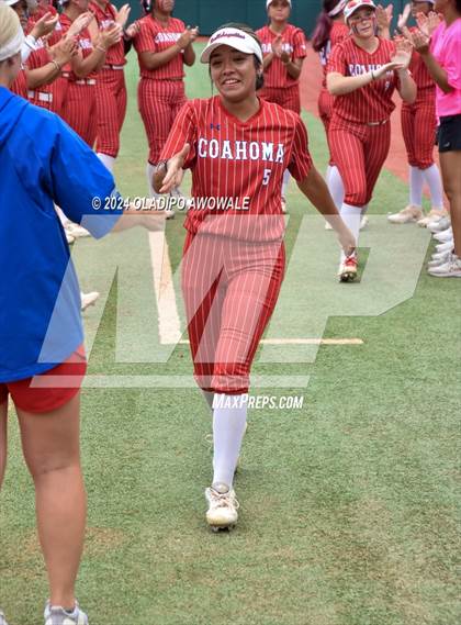 Thumbnail 1 in Grandview vs. Coahoma (UIL Softball 3A Final) photogallery.