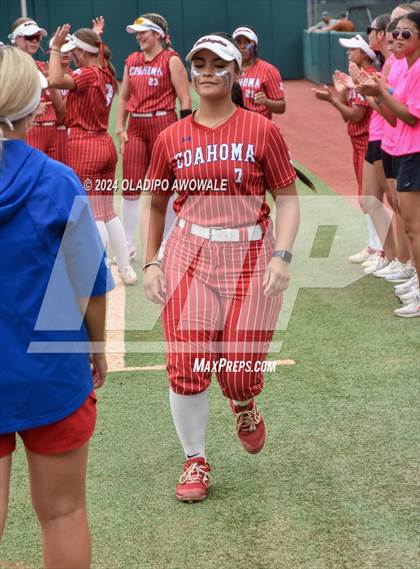 Thumbnail 2 in Grandview vs. Coahoma (UIL Softball 3A Final) photogallery.