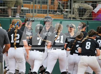 Thumbnail 2 in Grandview vs. Coahoma (UIL Softball 3A Final) photogallery.