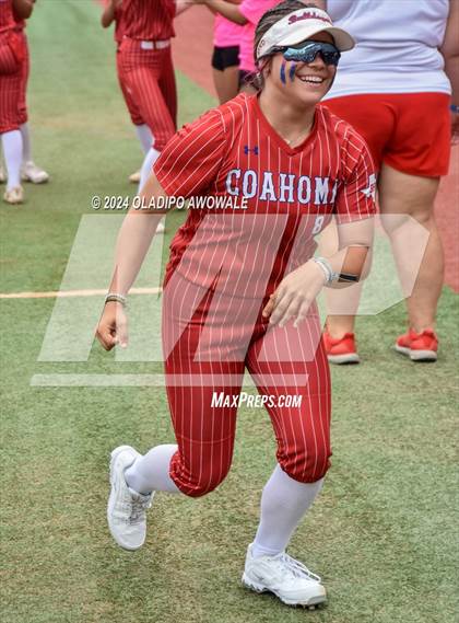 Thumbnail 3 in Grandview vs. Coahoma (UIL Softball 3A Final) photogallery.