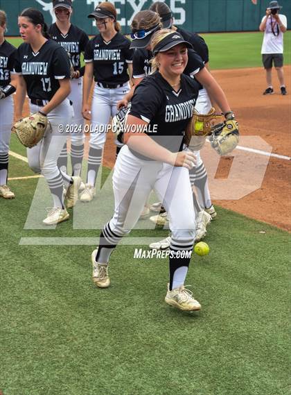 Thumbnail 3 in Grandview vs. Coahoma (UIL Softball 3A Final) photogallery.
