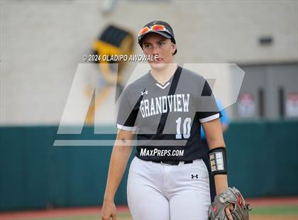 Thumbnail 3 in Grandview vs. Coahoma (UIL Softball 3A Final) photogallery.