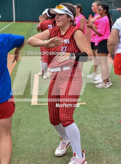 Thumbnail 3 in Grandview vs. Coahoma (UIL Softball 3A Final) photogallery.